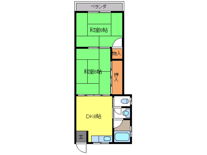 間取図 サンハイツ