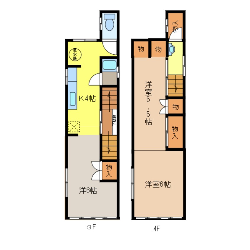 間取図 新井駅前店舗上住宅