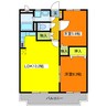 グラン・ジュテ 2LDKの間取り