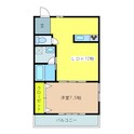 千里ヶ丘ハイツⅡの間取図