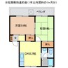 ソレイユshirahama 2DKの間取り