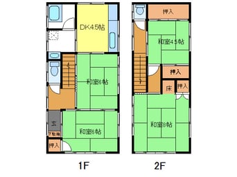 間取図 江住貸家
