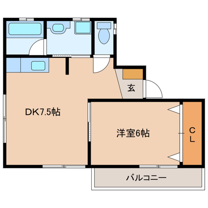 間取図 第五菖蒲谷マンション