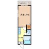 ハイツ・イーストサイド 1Kの間取り