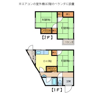 間取図 坂本貸家