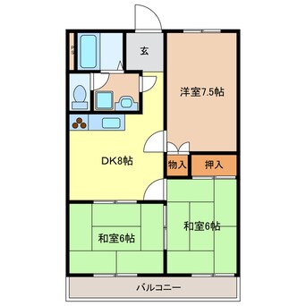 間取図 マンションN