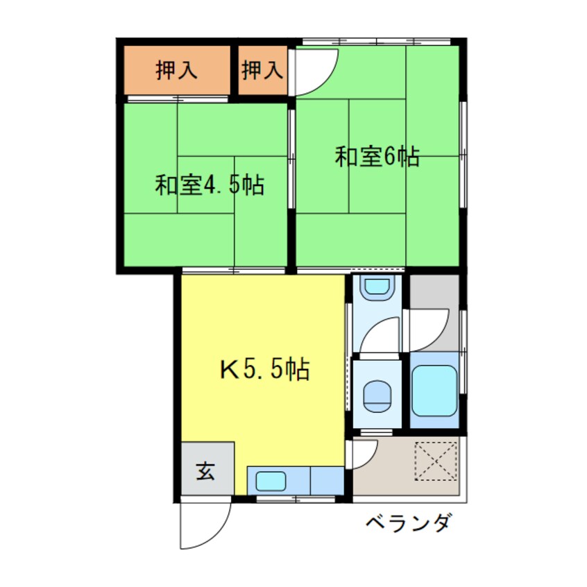 間取図 幸陽ハイツ