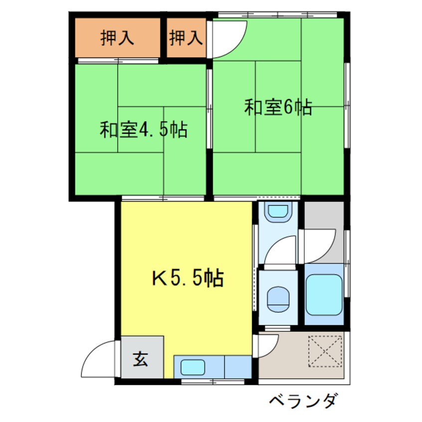 間取図 幸陽ハイツ