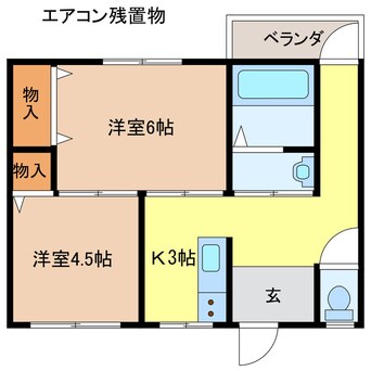 間取図 白鷺マンション