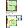 山際二戸一 3DKの間取り
