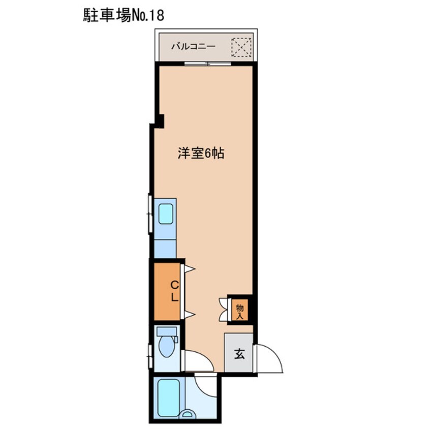 間取図 バーディハウス湊