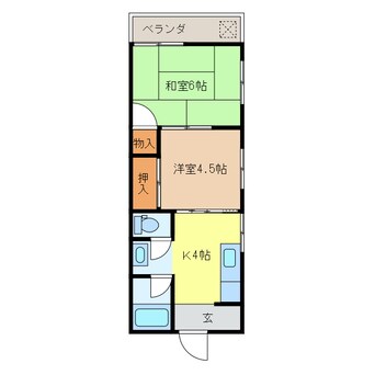 間取図 日新ハイツ