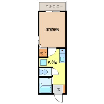 間取図 エクセランハイツ