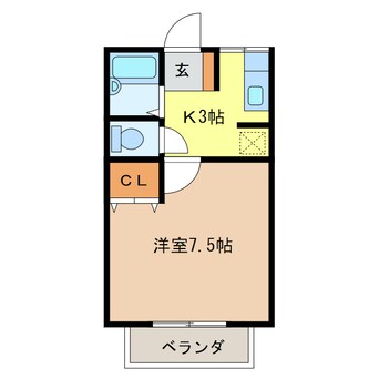 間取図 シティハイムビアンカ