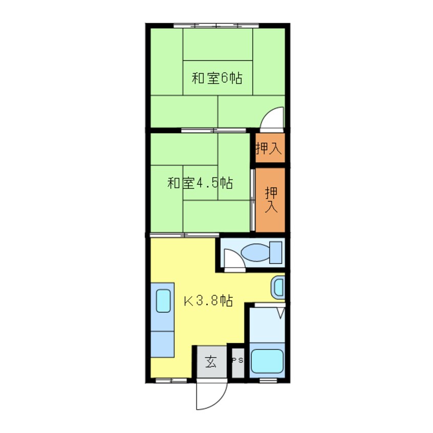 間取図 秋津野ハイツ