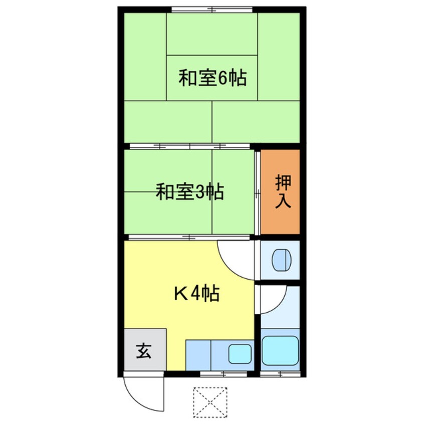 間取図 パールハイツ