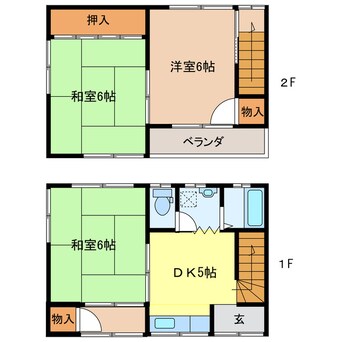 間取図 畑中アパート