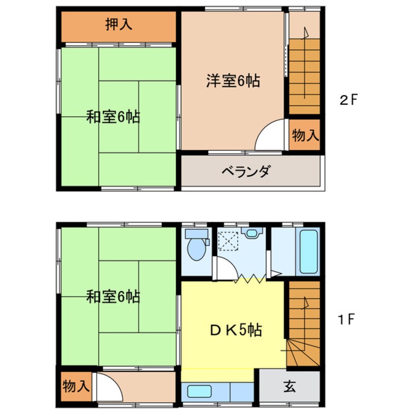 間取図 畑中アパート