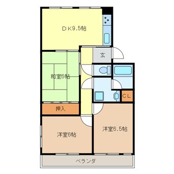 間取図 あいづハイツ