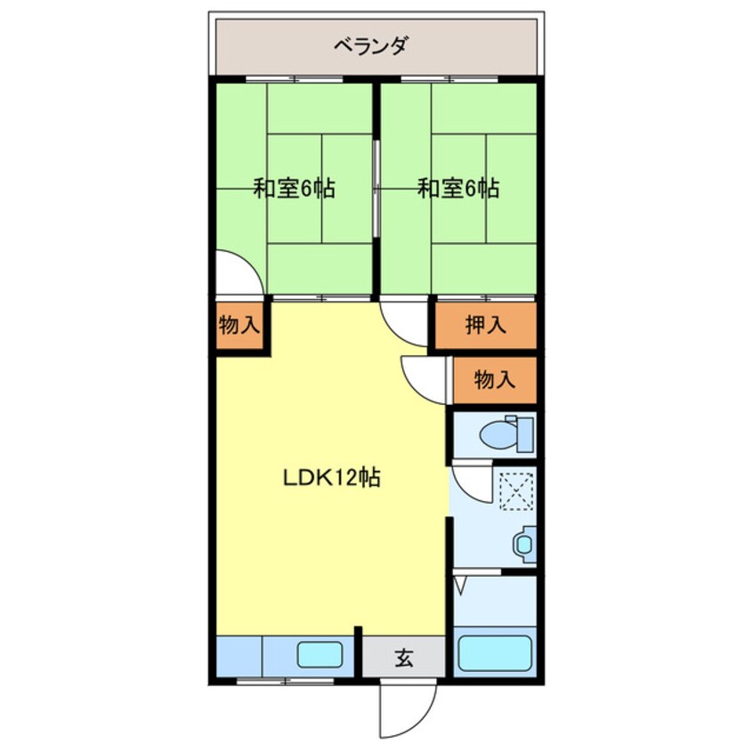 間取図 メゾンクレセール