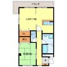 銀座壱番館 1LDKの間取り