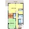 銀座壱番館 1LDKの間取り