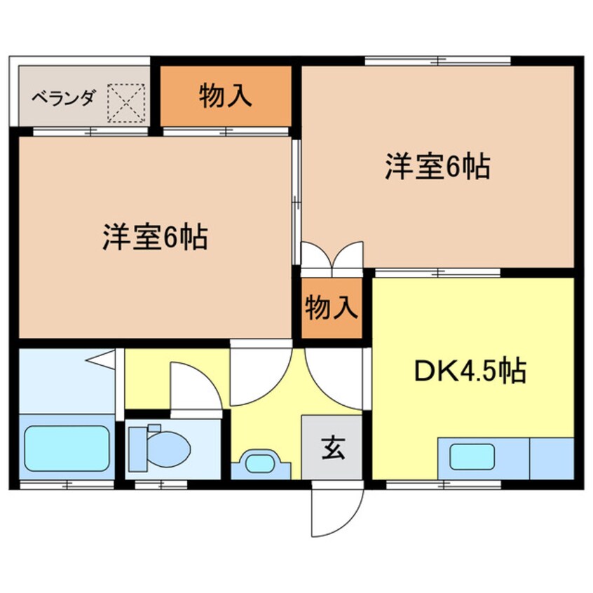 間取図 サンヴィレッジ