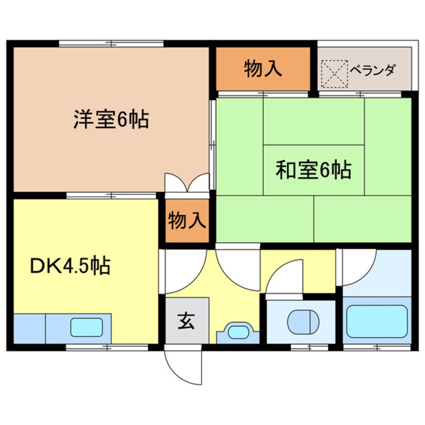 間取図 サンヴィレッジ