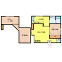 日置貸家（日置川建設）の間取図