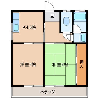 間取図 ハイツサンファミール