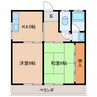 ハイツサンファミール 2Kの間取り