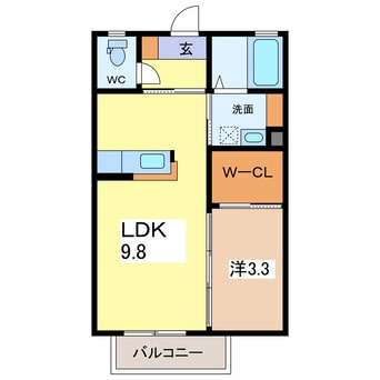 間取図 ブラン・コム・ネージュ