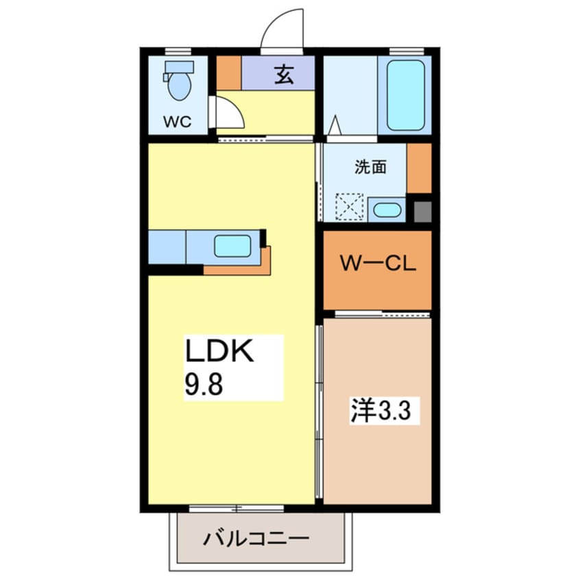 間取図 ブラン・コム・ネージュ