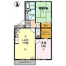 メゾン清水Ｂ棟 2LDKの間取り