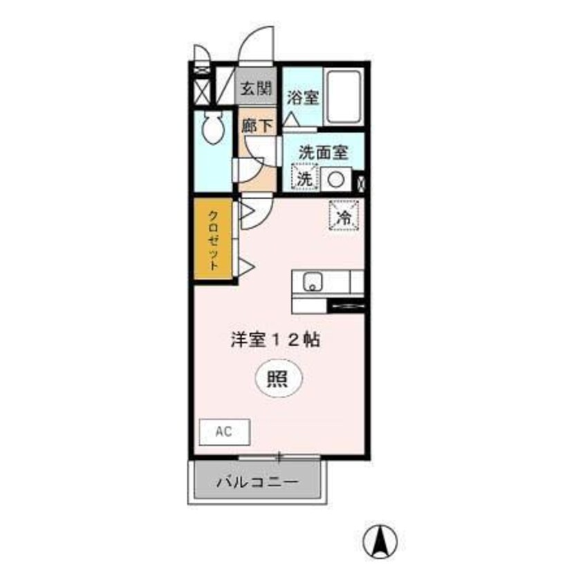 間取図 セジュールモナリエ笙