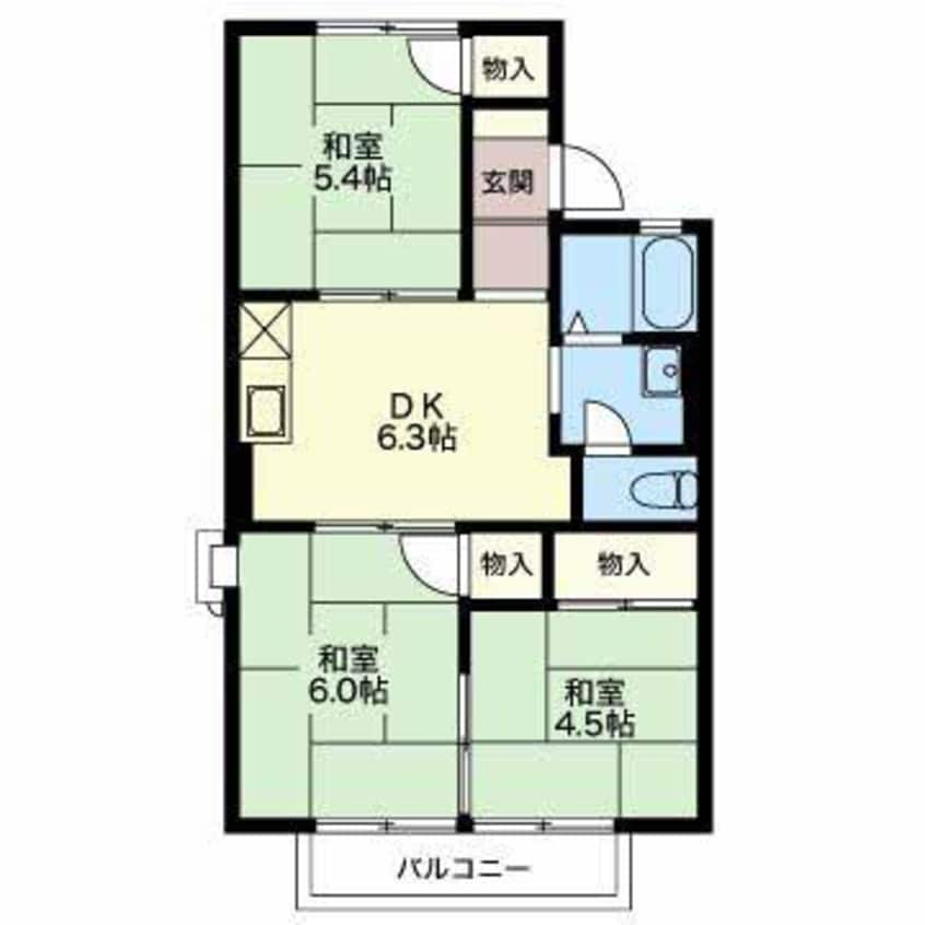 間取図 ラムールＫ