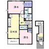 アプローズＫ 2DKの間取り
