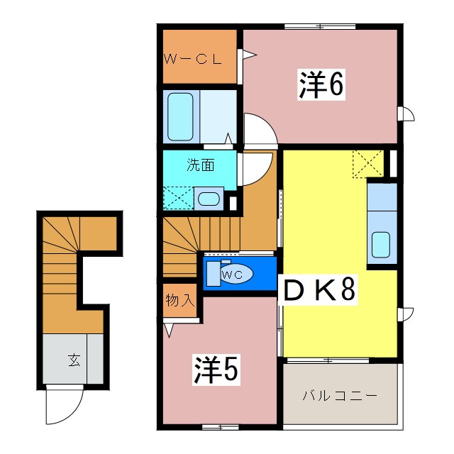 間取り図 アプローズＫ