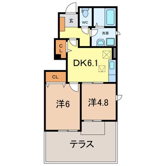 間取図 ココタイム