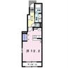 ココタイム 1Rの間取り