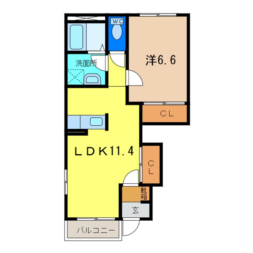 間取図 ベルメゾン