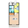 コンフォート　レジデンス 1Kの間取り