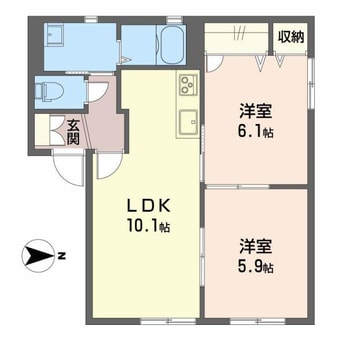 間取図 ドムス・ニシノ