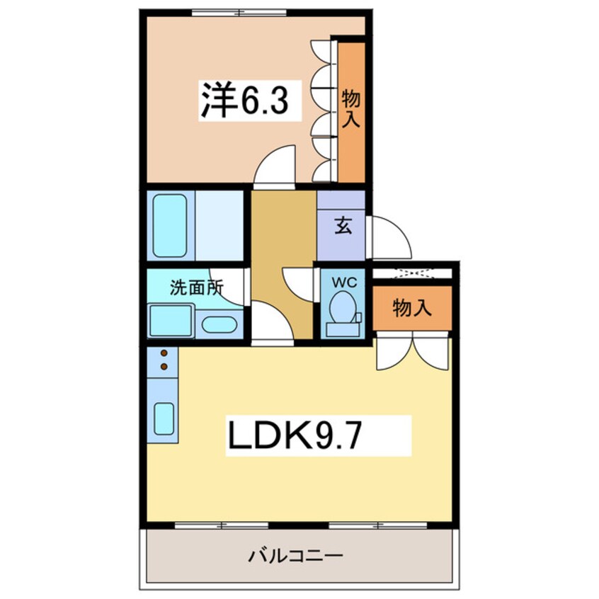 間取図 フレーブⅠ