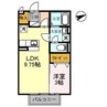 ＫＮＫＳ　アダージョ 1LDKの間取り