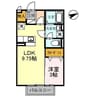 ＫＮＫＳ　アダージョ 1LDKの間取り