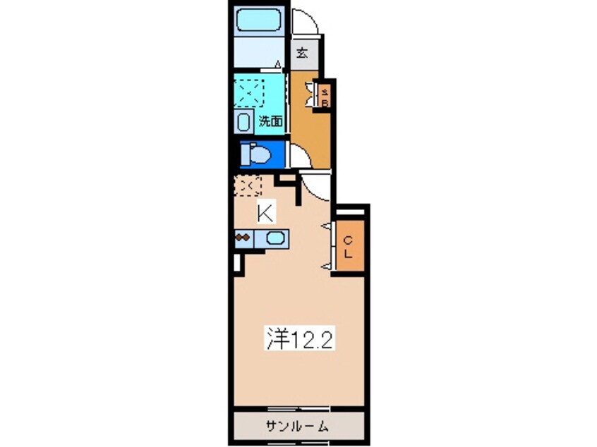 間取図 クラールK