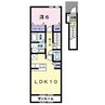 クラールK 1LDKの間取り