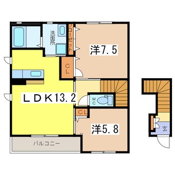 間取図 シャーメゾンＷＡＹＵ