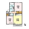 コンフォールＥ 2LDKの間取り